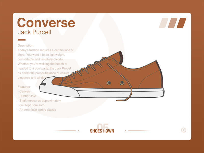 ＃SHOES I OWN# 05 Converse Jack Purcell by xavier on Dribbble