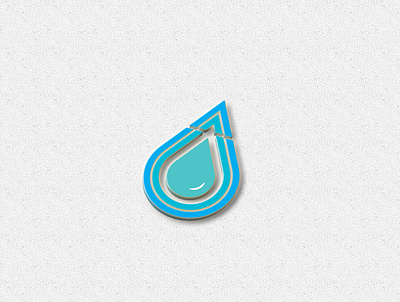 Drop Logp Design By AA Market Studio design flat icon logo vector