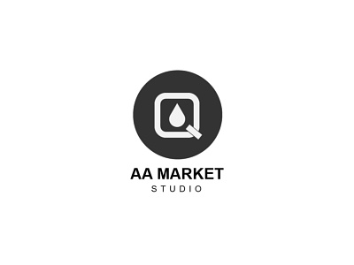 Letter Logo Design By AA Market Studio branding design flat icon logo minimal vector web