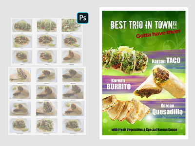 Taco shop poster 02 design photoshop poster design