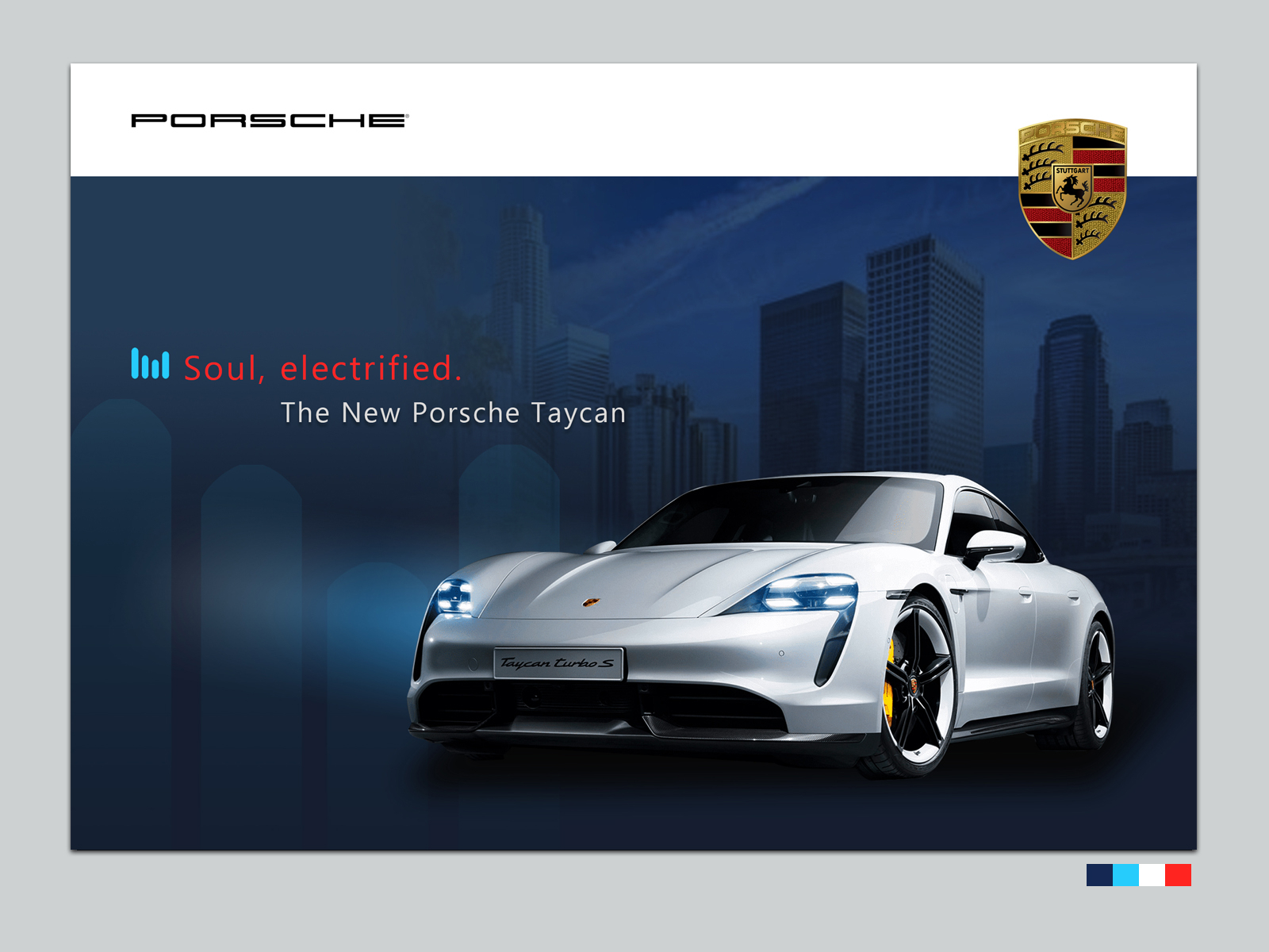 Porsche Taycan concept design by Sun Cha on Dribbble