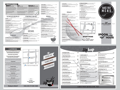 Tri-fold Menu Brochures Design graphic design illustrator photoshop poster design