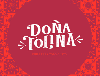 Doña Tolina - Logo branding desing logo mexican sauce spicy