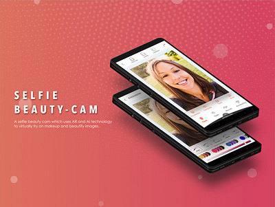 Selfie Beauty-Cam app augmentedreality design mobile app design mobile design sketchapp ui user experience user interface ux virtual reality