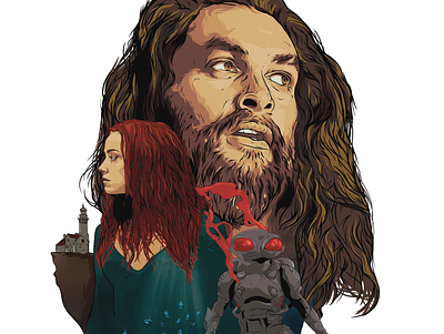 Aquaman aquaman illustration movie poster vector иллюстрация