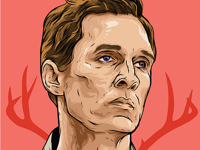 Matthew McConaughey drawing illustration illustrator movie print true detective vector иллюстратор иллюстрация