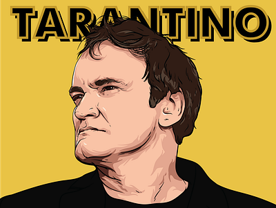 Tarantino art design drawing film poster films illustration movie print tarantino vector вектор дизайн иллюстрация портрет рисунок тарантино