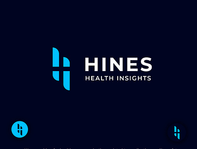 Hines Logo Presentation brand identity branding design flat h logo health logo identity logo logo design minimal minimalist logo design vector