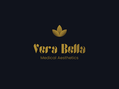 VERA BELLA asthetics beauty salon brand identity branding flat identity identity design illustration illustrator logo logo design medical minimal minimalist logo design spa vector