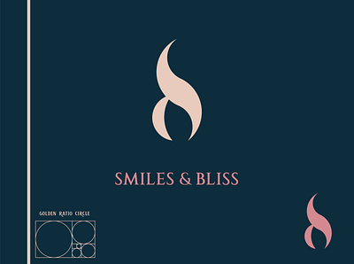 Smiles Bliss Identity Design brand identity branding business card design fitness logo flat health identity logo logo design minimal minimalist logo design s letter logo