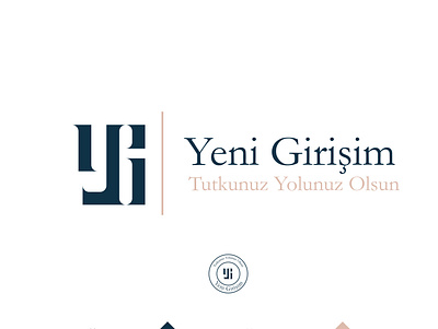 Yeni Girisim Brand Identity brand design brand identity branding branding design business card design design flat icon identity identity branding logo logo design minimal minimalist logo design vector yb