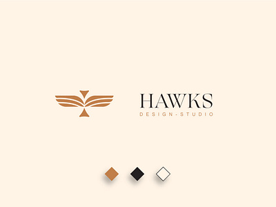 HAWKS DESIGN STUDIO LOGO DESIGN