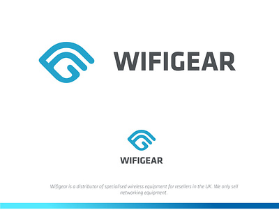 WIFI GEAR adobe illustrator app icon brand identity branding design flat icon design identity logo logo design minimal minimalist logo design vector