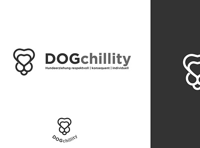 Logo Design for DOGchillity brand identity branding flat icon identity logo logo design minimal minimalist logo design vector