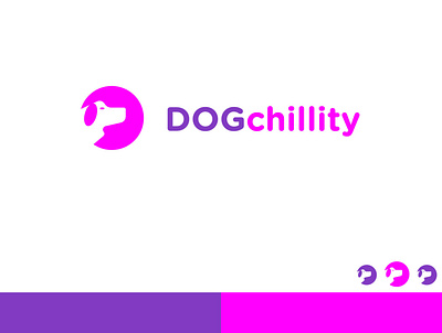 Logo Design for DOGchillity brand identity branding flat icon identity logo logo design minimal minimalist logo design vector