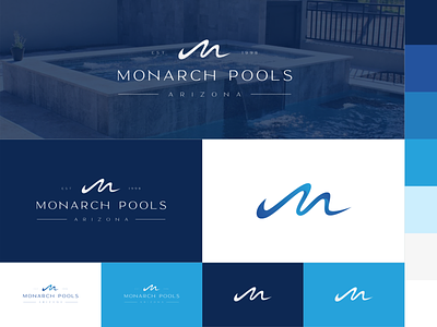 Monarch Pools Logo by Attention Digital