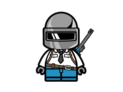 PUBG LEGO SERIES DESIGN art design illustration illustrator vector