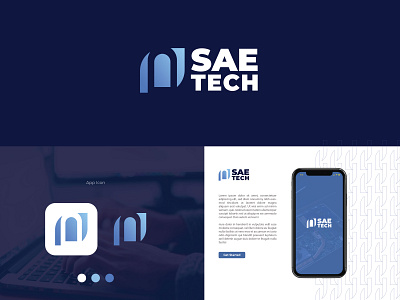 SAE TECH - LOGO DESIGN branding graphic design hardware logo professional software tech technology