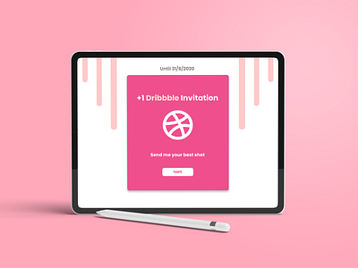 Dribbble Invitation +1