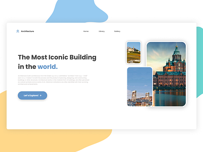 Architecture - Hero Section Web Design