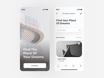 Travelling Apps - UI Design design flat minimal mobile ui web website