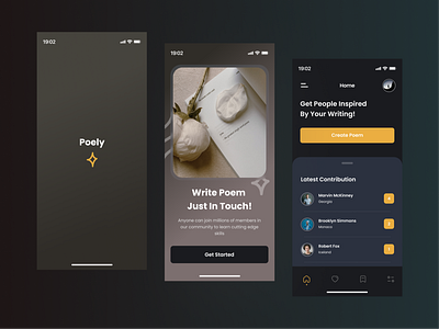 Poem Apps - UI Design