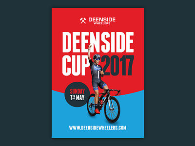 Deenside Cup 2017 bike cycling cycling graphics cycling posters cyclingposters ireland poster rebrand