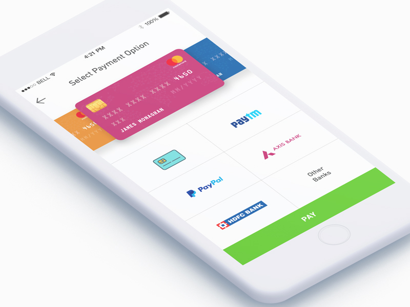 Select payment method UX. Select payment Design. FLASHPAY. Payment selection app. Select payment
