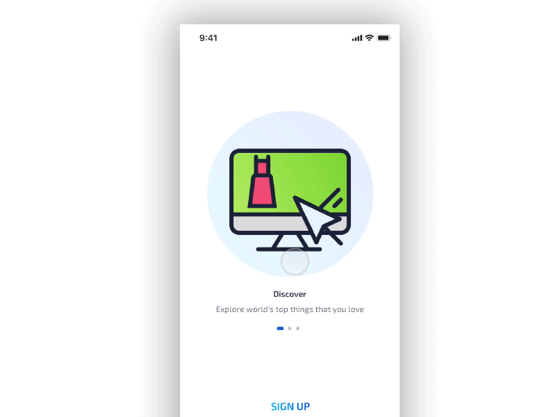 E Commerce Onboarding Animation