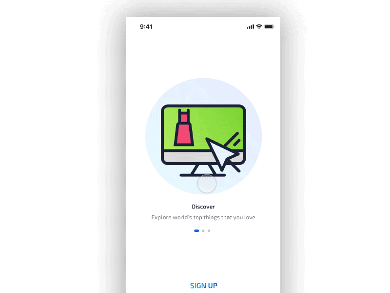 E Commerce Onboarding Animation e commerce illustration ios on boarding onboarding shopping slider ui