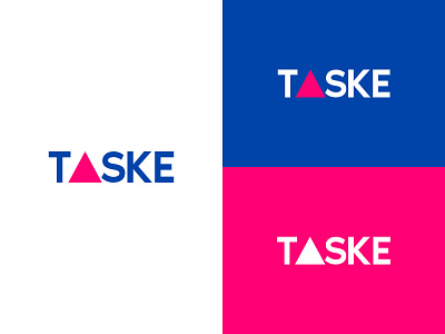 T▲SKE Logo brand branding illustration logo taske t▲ske