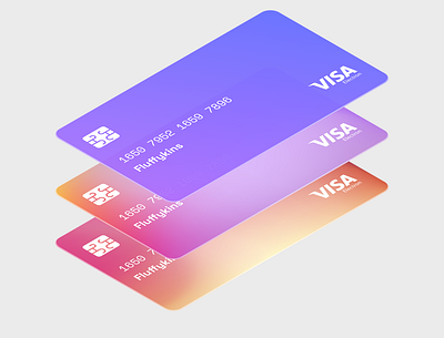 Credit Card Design graphic design illustration ui ux