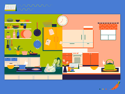 The Kitchen @design @illustration @kitchen vector