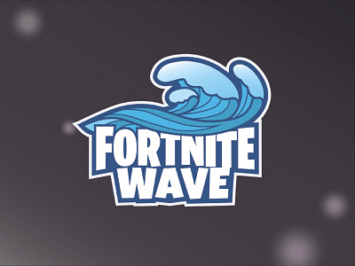 Fornite Wave branding design esport logo icon illustration illustrator logo mascot design minimalist vector