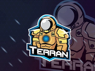 terran branding design esport logo game icon illustration illustrator logo mascot design vector