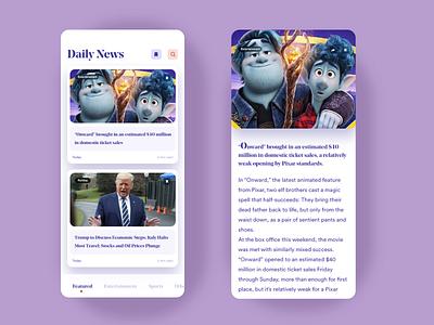 News App UI