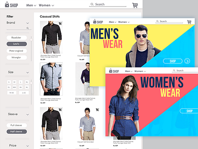 Ecommerce Website Concept