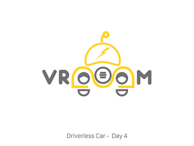 Vrooom Driverless car - Day 5 daily logo Challenge