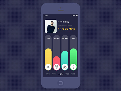 DAY UI :: 018 Analytics Chart daily dailyuichallenge ui