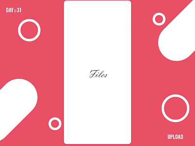 Daily UI #031 - Upload daily dailyuichallenge ui