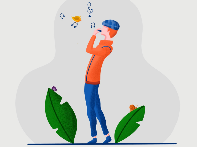 Music - Mouthorgan illustration