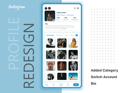 Instagram Profile Redesign