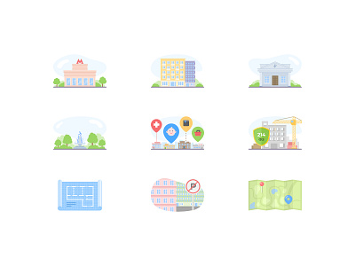 Real Estate benefits icons