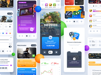 Vijo – play, earn & win prizes app chat game gaming giveaways ios matchmaker messenger mobile sketch teammates ui uidesign ux uxdesign