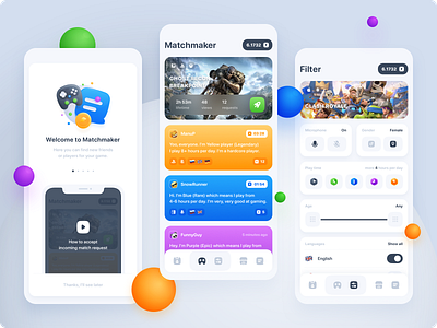 Vijo Matchmaker app design game app ios app ios app design matchmaker mobile app mobile design sketch ui uidesign ux uxdesign