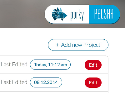 porky PBLSHR indesign interface publish sketch