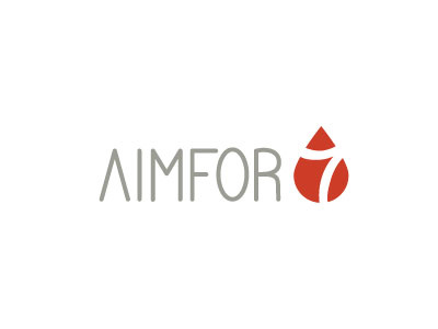 AimFor7 - It's down to two branding font graphic design icon identity design logo logotype mark type