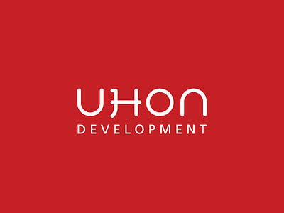 UHON Development - Logo design logo logo design property development real estate wordmark