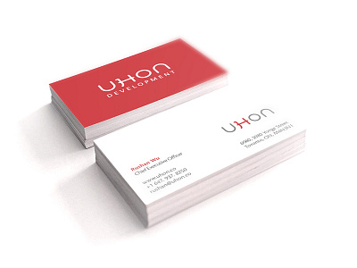 UHON Development -  Business card design