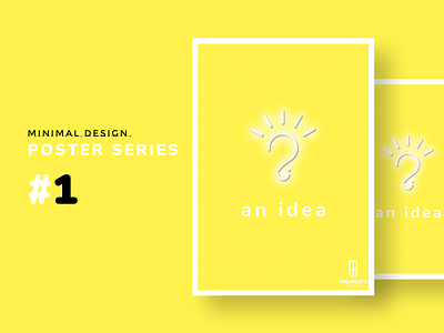 Poster design series - minimal #1